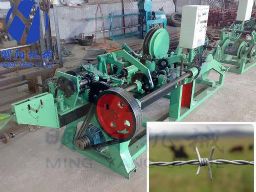 straight and reverse twisted barbed wire machine 